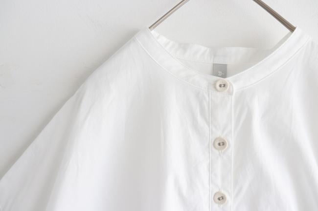 バックギャザーボックスシャツ (ホワイト)
