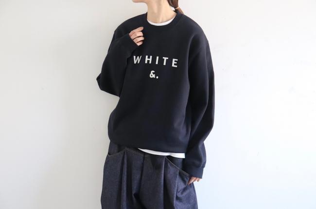 オリジナルロゴスウェット裏起毛 (ダークネイビー)