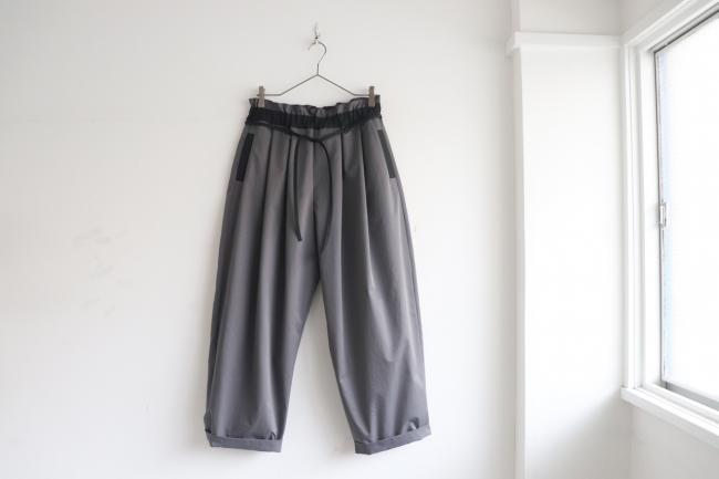 メローフリルウエストコンビタックパンツ　(スミクロ)