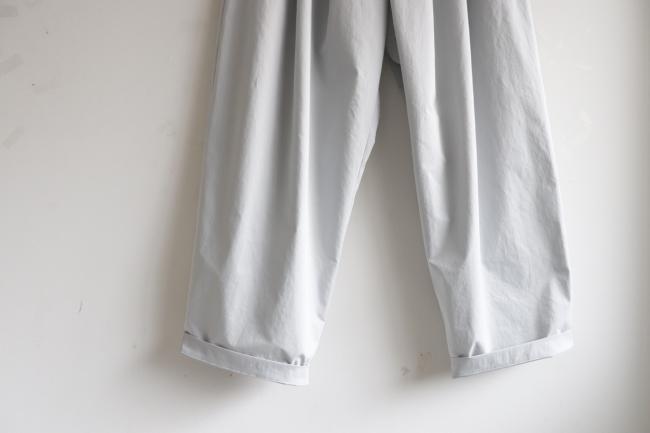 メローフリルウエストコンビタックパンツ　(サックスブルー)