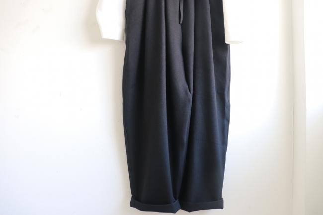 サスペンダータックパンツ (ブラック)