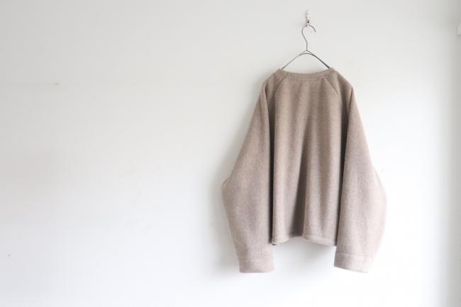 メルトンフリースワイドプルオーバー　(モカ)
