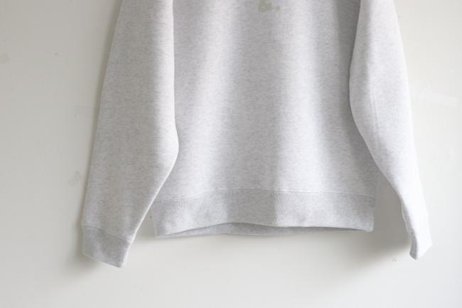 オリジナルロゴスエット裏起毛 (アッシュホワイト)