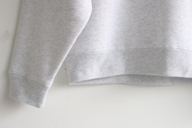 オリジナルロゴスエット裏起毛 (アッシュホワイト)