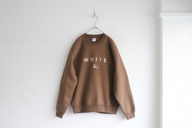 オリジナルロゴスウェット　裏起毛　(ブラウン)