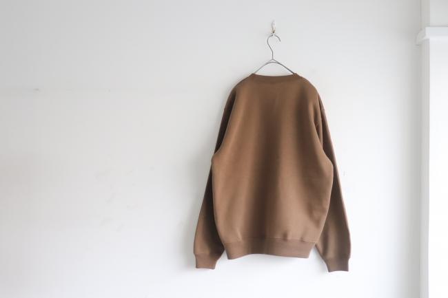 オリジナルロゴスウェット　裏起毛　(ブラウン)