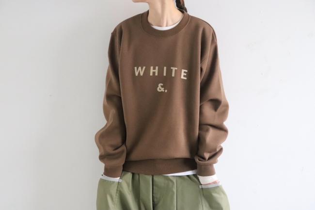 オリジナルロゴスウェット　裏起毛　(ブラウン)