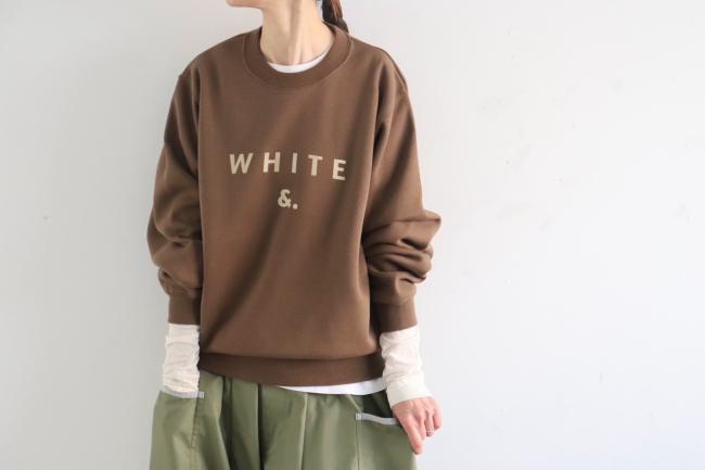 オリジナルロゴスウェット　裏起毛　(ブラウン)